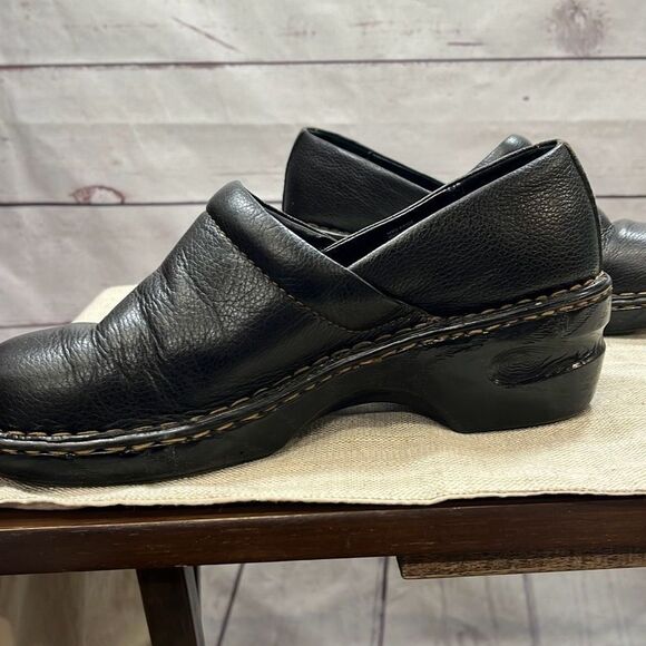 Sonoma 8 wide black clogs 2 inch heel - Picture 5 of 5